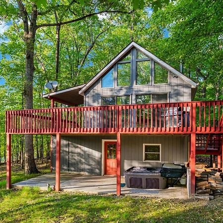 Hot Tub, Large Deck, Wifi, Fire Pit At Chalet Cabin Morton Grove Exterior photo