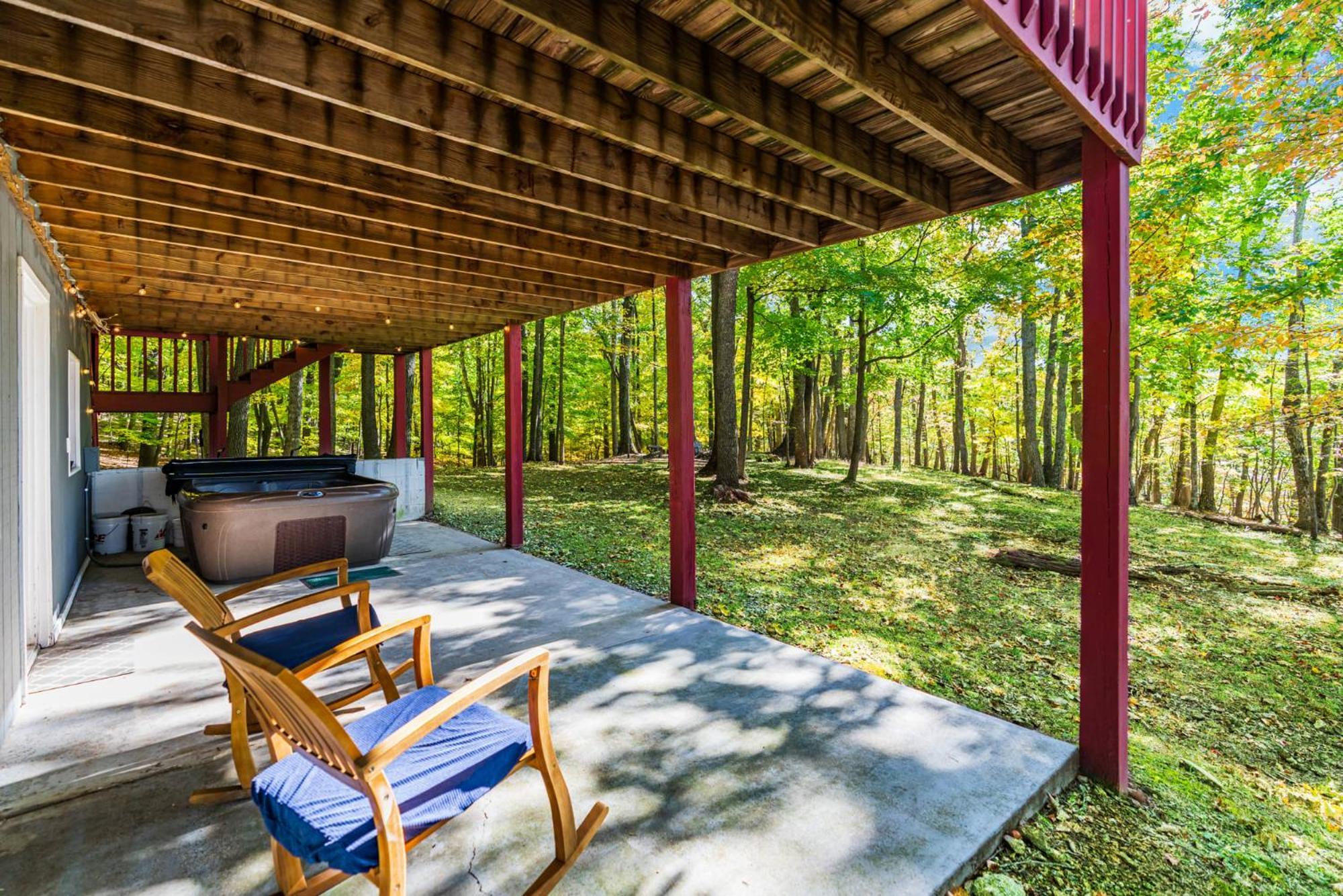 Hot Tub, Large Deck, Wifi, Fire Pit At Chalet Cabin Morton Grove Exterior photo